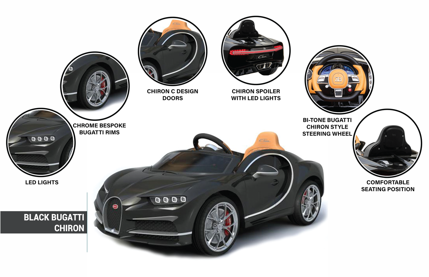 Bugatti Chiron - Black
