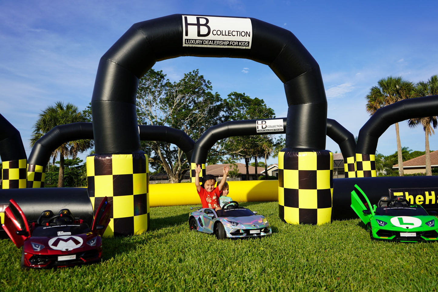 HB Party Rentals! 5 HB Super Car Package with Track!